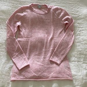 Pink Cashmere J.Crew sweater